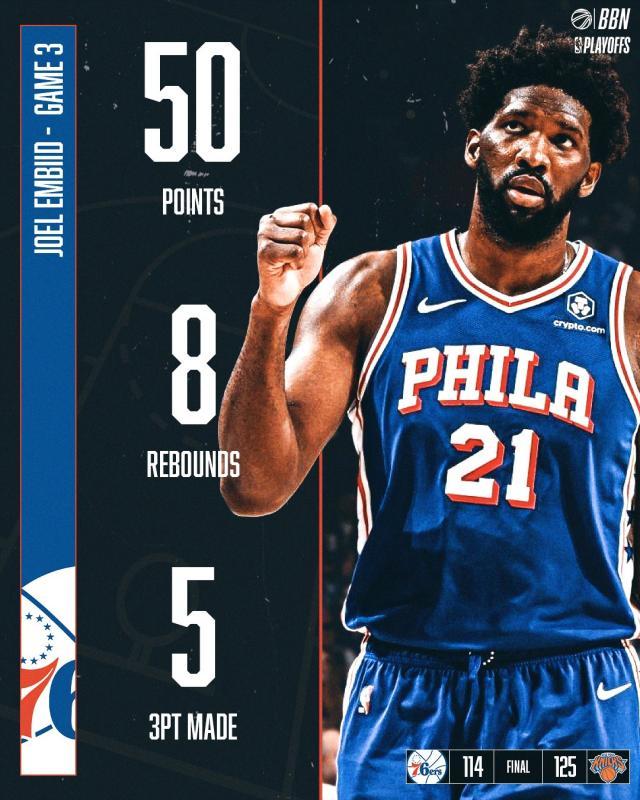 开云-染上面瘫怪病仍砍50分！恩比德带队赢球却被喷太脏