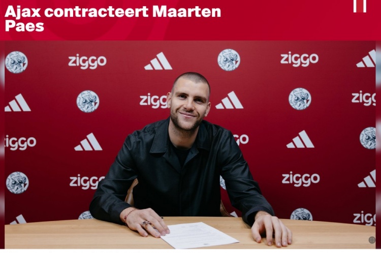 开云-官方：阿贾克斯签下27岁印尼国门佩斯，合同至2029年6月